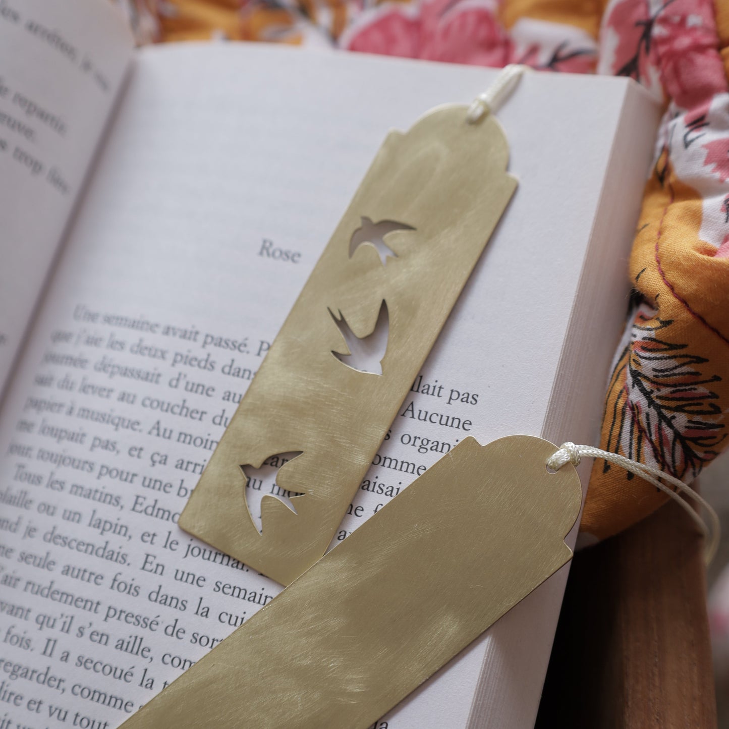 Marque-pages en laiton